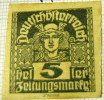 Austria 1920 Newspaper Stamps 5h - Unused - Used Stamps