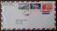 ENVELOPPE PAR AVION CACHETS USA 1959-TIMBRES COLLECTION DONT US AIR MAIL - 2c. 1941-1960 Storia Postale