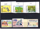 Europa,  Sports, élections 1590 / 1594**, Cote 8,50 € - Unused Stamps