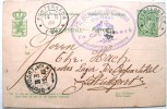 Luxembourg Entier Postal 1902 Pour Allemagne - Entiers Postaux