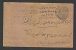 Ex Pakistan India KG V  1924  1/4 A POST CARD TIED HAFIZABAD  # 29110 Inde Indien - 1911-35 King George V