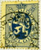 Belgium 1929 Heraldic Lion 50c - Used - 1929-1937 Lion Héraldique