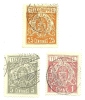 1883 - Lussemburgo 1 + 2 + 4 Telegrafo    ---- - Telegraphenmarken