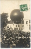 CPA PHOTO DEPART DE BALLON - Fesselballons