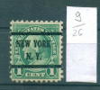 26K9 // NEW YORK N.Y. - Counties New York  - Precancel, Preo, Vorausentwertung,United States Etats-Unis USA - Precancels