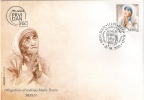 SERBIA 2010 FDC 100th ANNIVERSARY OF MOTHER THERESA`S BIRTH - Mother Teresa