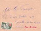 Congo,Jacob,1957,Colonies ,AEF,ordre  Souverain De Malte Et Lutte Contre La Lépre,n°237 Sur Lettre - Briefe U. Dokumente