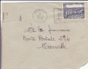 BANGUI - OUBANGUI CHARI - 1956 - A.E.F - COLONIES FRANCAISES - Fides,pont Sur Le Wouri,lettre,flamme - Andere & Zonder Classificatie