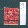 26K34 // NEW YORK N.Y. - Counties New York - Precancel, Preo, Vorausentwertung,United States Etats-Unis USA - Préoblitérés