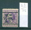 26K61 // NEW YORK N.Y. - Counties New York - Precancel, Preo, Vorausentwertung,United States Etats-Unis USA - Precancels