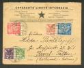 1923 CZECHOSLOVAKIA , SERED NAD VAHOM, ESPERANTO COVER TO ESTONIA 1 - Storia Postale