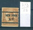 26K113 // NEW YORK N.Y. - Counties New York - Precancel, Preo, Vorausentwertung,United States Etats-Unis USA - Préoblitérés