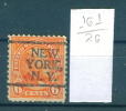 26K161 // NEW YORK N.Y. - Counties New York - Precancel, Preo, Vorausentwertung,United States Etats-Unis USA - Precancels