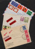 GERMANIA GERMANY 3 ENVELOPE DEUTSCHE BUNDEPOST LUFTPOST GENEVE WEST PAKISTAN - Used Stamps