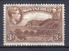 AP1298 - MONTSERRAT  1938 , Giorgio VI Yvert N. 99  *  Mint . Dent 13 - Montserrat