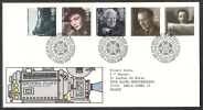 1985 GB FDC BRITISH FILMS  - 002 - 1981-1990 Em. Décimales