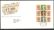 1988 GB FDC FINANCIAL TIMES  - 002 - 1981-1990 Em. Décimales