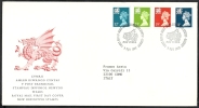 1988 GB FDC WALES NEW DEFINITE STAMPS - 002 - 1981-1990 Decimal Issues