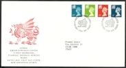 1988 GB FDC WALES NEW DEFINITE STAMPS - 002 - 1981-1990 Em. Décimales