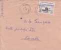 Boké (petit Bureau) Guinée Maritime Afrique Colonie Française Lettre Par Avion Pour Marseille Marcophilie Rare - Lettres & Documents