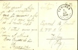Kaart In SM Van Tamines Naar Gehay: 4.IX.39 = 1° Dag Portvrijdom Mobilisatie - Weltkrieg 1939-45 (Briefe U. Dokumente)