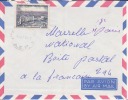 AFRIQUE EQUATORIALE FRANCAISE - 1957 - COLONIE - HOPITAL DE BRAZZAVILLE MOYEN CONGO - LETTRE PAR AVION - Brieven En Documenten