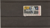 E-FIRST MEN ON THE MOON STAMP USA 10 CENT USED - Verenigde Staten