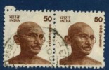 Inde - 751 En Paire Oblitéré - Série Courante Gandhi - Gebruikt