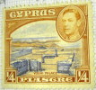 Cyprus 1938 Vouni Palace 0.25p - Unused - Chipre (...-1960)