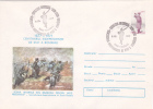 Painting With The Romanian Army Won Its Independence 1977 Cover Stationery Oblit Concordante Romania. - Storia Postale
