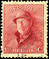 COB  168 A (o)  / Yvert Et Tellier N° : 168 (o)  [dentelure : 11½ X 11] - 1919-1920 Behelmter König