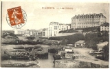 REF LTR6/B - PSEUDO ENTIER CARTE POSTALE SEMEUSE CAMEE 5c ROUGE - BIARRITZ LES HÔTELS - Privatganzsachen