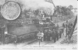 Gréve Des Cheminots,trains,locomoti Ve Dételée Par Les Grévistes Et Placée à Travers D´un L´aiguillage,reproduction - Staking