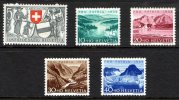 Switzerland 1952 Pro Patria Set Of 5 Mint  SG 536-540 - Ungebraucht