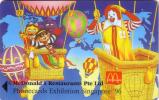 SINGAPORE SINGAPOUR  PRIVEE MC DONALD´S RONALD BALLOONS MONTGOLFIERES N° 1SKKA...UT RARE - Singapur