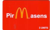 USA PREPAID PREMIER TELECOM PRIVEE MC DONALD´S NUMEROTEE 1000 EX RARE - Other & Unclassified