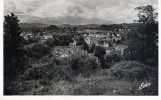 SALIES DU SALAT - TRES BELLE CARTE PHOTO EN NOIR ET BLANC D'UNE VUE GENERALE PRISE DU CHATEAU -  TOP !!! - Salies-du-Salat