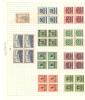 UN FEUILLE AVEC 37 TIMBRES ALLEMANDS DE 1923      LOT 2 - Verzamelingen