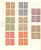 UN FEUILLE AVEC 32 TIMBRES ALLEMANDS DE 1921 - 22 LOT 6 - Collezioni