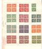 UN FEUILLE AVEC 46 TIMBRES ALLEMANDS DE 1921 - 22 LOT 7 - Collezioni