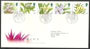 1993 GB FDC ORCHIDS - 003 - 1991-2000 Decimal Issues