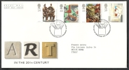 1993 GB FDC ART IN THE 20 TH CENTURY - EUROPA - 003 - 1991-2000 Decimal Issues