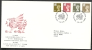 1993 GB FDC WALES NEW DEFINITIVE STAMPS 7 DEC - 003-002 - 1991-00 Ediciones Decimales