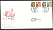 1993 GB FDC WALES NEW DEFINITIVE STAMPS 7 DEC - 003 - 1991-2000 Dezimalausgaben