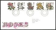 1991 GB FDC ROSES - 003 - 1991-2000 Decimal Issues