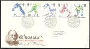 1991 GB FDC DINOSAURS - 003 - 1991-2000 Em. Décimales