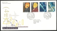 1991 GB FDC SCIENTIFIC ACHIEVEMENTS - 003 - 1991-2000 Em. Décimales