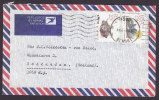 South Africa Airmail Par Avion Lugpos BENONI 1989 Cover To ROTTERDAM Netherlands Flowers Plants - Posta Aerea