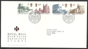 1992 GB FDC HIGH VALUE CASTLE - 004 - 1991-2000 Em. Décimales