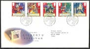 1992 GB FDC GILBERT & SULLIVAN - 004 - 1991-2000 Dezimalausgaben